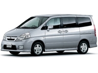 Коврики в салон (2 ряда) Nissan Serena II (C24) 2000-2005 (правый руль 7 мест)*