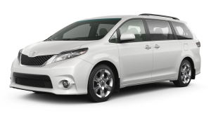 Коврик в багажник Toyota Sienna II (правый руль) 2003-2010
