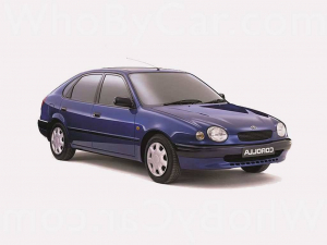 Коврики в салон (2 ряда) Toyota Corolla (E110) 1997-2001