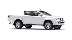 Коврики в салон (2 ряда) Mitsubishi L200 V 2015-н.в. с воздуховодом