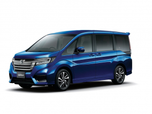Коврики в салон (2 ряда) Honda Stepwgn V (правый руль) 2015-2021 (2 ряд капитанский) 3 ряда*